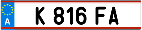 Truck License Plate